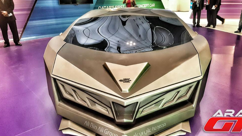 Illustration for article titled Qatar's First-Ever Sports Car Is Unveiled, But Maybe That Wasn't Such A Hot Idea